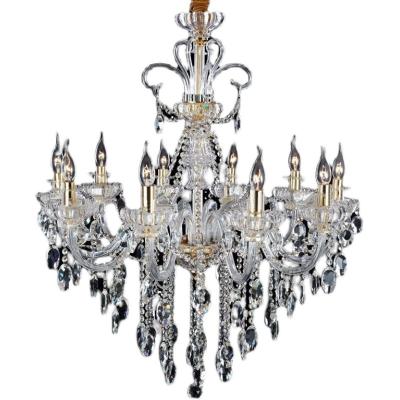 China Luxury European Hotel Lobby Decorative European Vintage Crystal Chandelier for sale