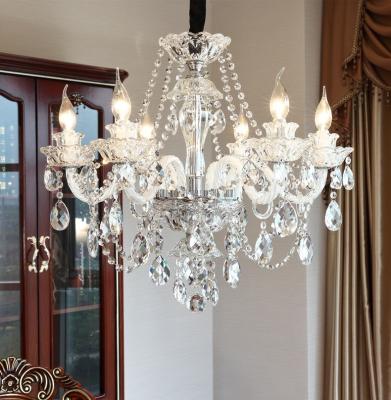 China American Crystal Glass Lamp Restaurant Bedroom Chandelier Hotel Chandelier European Style Chandelier for sale