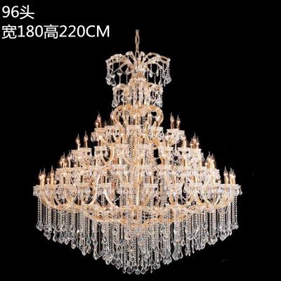 China European Hotel Crystal Chandelier European Crystal Chandelier Style Villa Chandelier Duplex Building Chandelier for sale