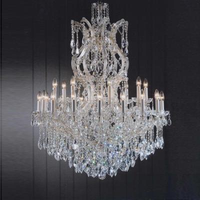 China Crystal Chandelier European Duplex Villa Living Room Villa Hotel Chandelier Building Chandelier for sale