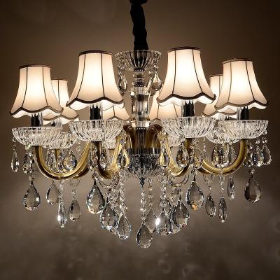 China Villa Crystal Chandelier Living Room Chandelier Hotel Lobby Guest Room Cha MD6371-8 for sale