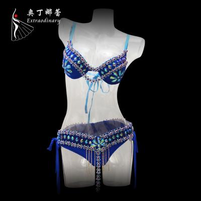 China High-Grade Beaded Brazilian Carnival Samba Costume Carnival Costumes Samba 3 Pcs Sets for sale