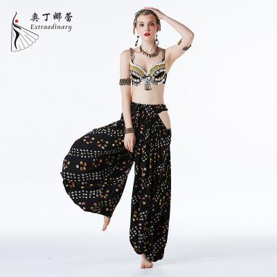 China Sets Belly Dance Clothes 2pcs Tribal Set Tribal Belly Dance Costume Set for sale