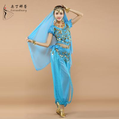 China The top is bandages Indian roughly sets belly dance wear for performance for sale