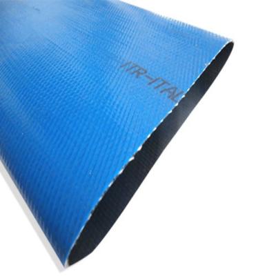 China Lightweight 51 76 102 152 Mm Agriculture Irrigation Double PVC Layflat Hose for sale