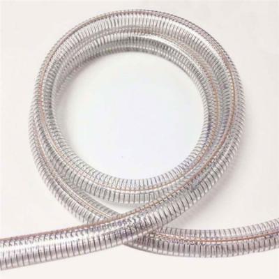 China High-qulaity Industrial Flexible PVC Spring Spiral Steel Wire Hose for sale