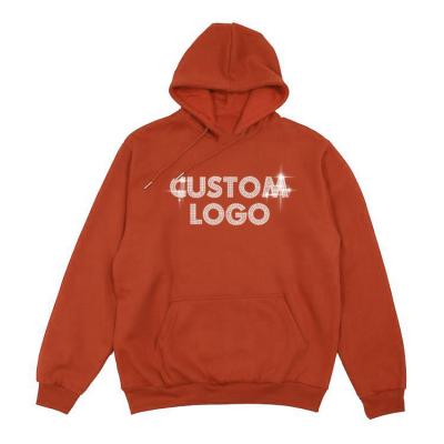 China cheap oversized plain logo hoodies anti wrinkle hoodies custom mens sweatshirt graphic hoodies with rhinestone for sale