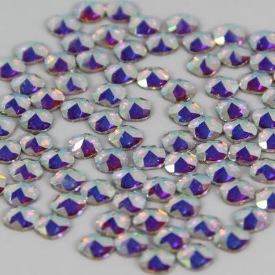 China Flatback Shape Rhinestones Crystal Ab Glass Flatback Nail Art Rhinestones Glass Fat Square for sale