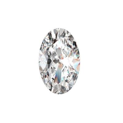 China Iridescence Cut Moissanite Stone / Iridescent Loose Gemstone D Color Excellent For Jewelry Making Stone Gemstone White Colorless Oval Moissanite Stone for sale