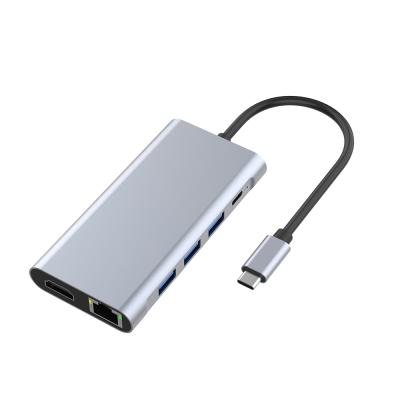 China Portable USB Device USB C Hub 3.0 Adapter 7 Port Hub High Speed ​​Multi Port USB On/Off Switch Portable USB Splitter For Computer Laptop for sale