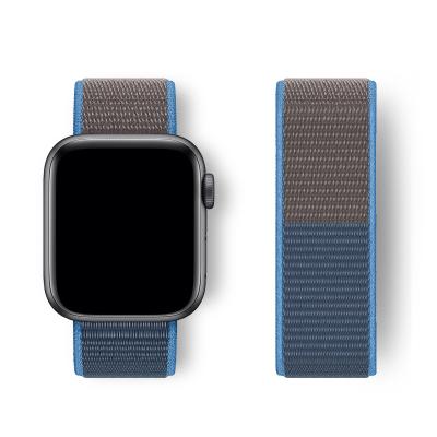 China Nylon Straps For Apple Watch Band 38/40mm 42/44mm, Sport Loop Replacement Woven Nylon Strap For iWatch Se 6 5 7 4 3 for sale