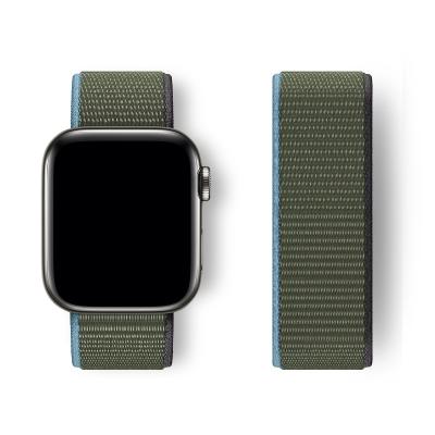 China Nylon Straps For Apple Watch Band 38/40mm 42/44mm, Sport Loop Replacement Woven Nylon Strap For iWatch Se 6 5 7 4 3 for sale