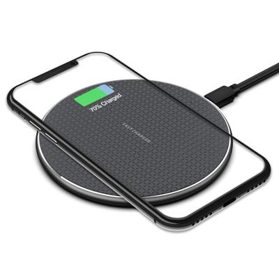 China Wireless Speed ​​10W Qi Fast Charging Pad K8 LED Light Phone Fast Charging Radio Charger For for sale