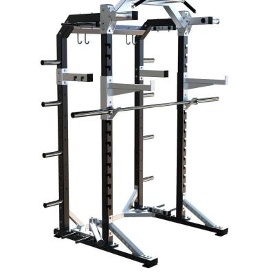 China Gym Commercial Fitness Equipment Smith Machine Adjustable Half Squat Indoor Home Power Rack for sale