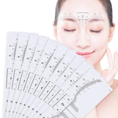 China Wholesale Disposable Eyebrow Ruler For Permanent Makeup 3D Microblading Eyebrow Accessories 1229 for sale