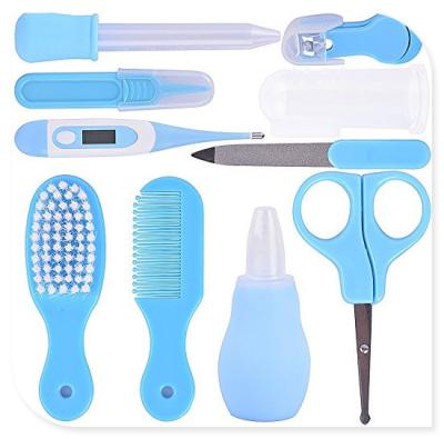 China Eco-freindly Customized Logo 10 PCS Other Supplies Baby Care Grooming Kit Accessories Baby Manicure Set Item Baby Nail Trimmer Gift for sale