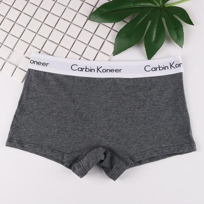 China Fat Viable Solid Color Cotton Panties Women Boxers Lest T Handsome Sports Wide Brim Gaiters Safety Pants for sale