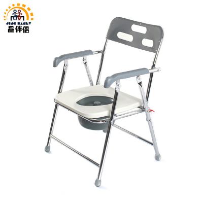 China Folding Commode chair for elderly and patients;Steel folding beside commode,shower aids, toilet chair for elderly and disabled. for sale