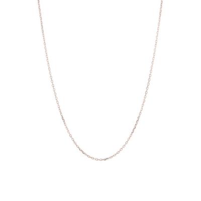 China Young Fashion Factory Directly Selling Standard Rose Gold Silver Necklace 925 Sterling Silver Chain Accessory for sale