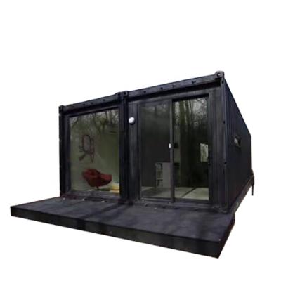 China Carport Glass Sliding Door Assembled Mini Shipping Factory House Modern Homes Prefab Container for sale