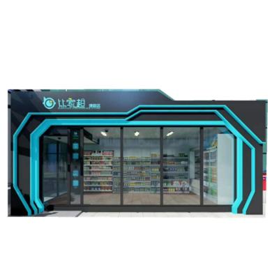 China Traditional 24h Mobile Prefab Custom Restaurant Touched Deli Sandwich Container House Cafe for sale