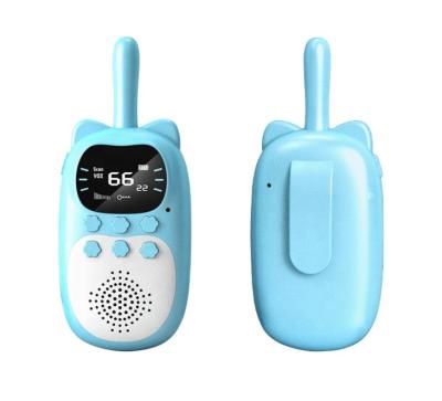 China Amazon Hot Sale Children Outdoor Kids Gift 2 Way Mini Radio Toy Walike Talkie with Backlit Flashlight for Outdoor Camping for sale