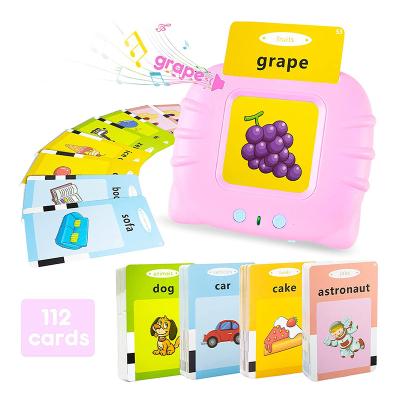 China 2021 Educational New Design Flash Card Pronunciation Learning Chinese English Machine Toy For 2-6 Years Old for sale