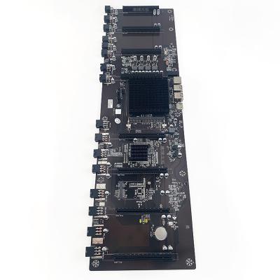 China Desktop No Need Riser Card In Stock With 8 Slot PCIE Graphics Cards Multiple Motherboard HM65 Mainboard for sale