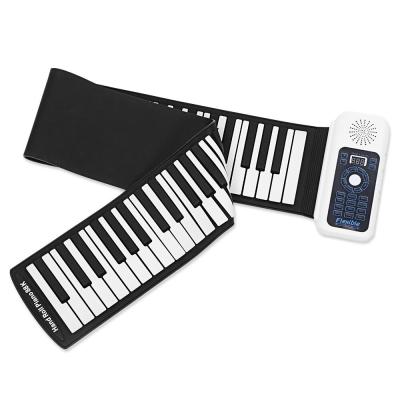 China Flexible Piano 88 Key Educational Instrument Silicon Digital MIDI Keyboard Roll Up Piano Musical Instruments for sale