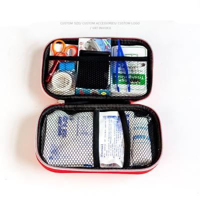 China Factory Promotion Eco-friendly Wholesale Medical Waterproof Mini Private Label Travel Camping First Aid Kit for sale