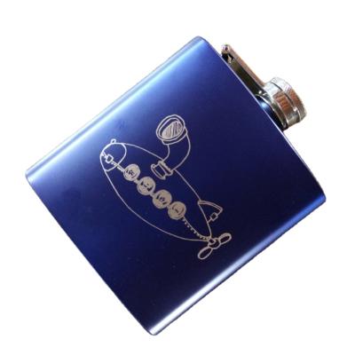 China High quality personalized funny silverant traditional hip 5.5oz flasks for men for sale