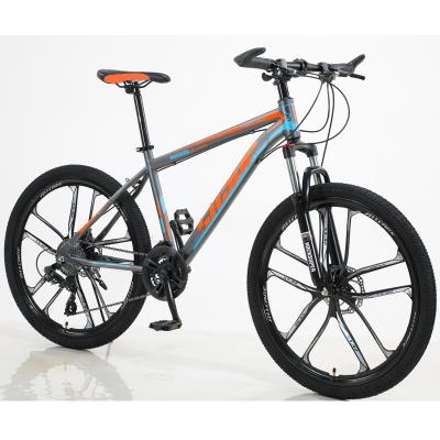 China Moutain Bicycle 27 Speed ​​Bicycle For Men Steel Mountain Bike 26 Inch Inclined Mountain Bike for sale