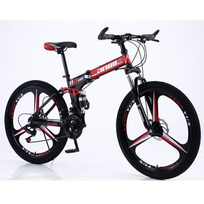 China Moutain Bicycle Carbon Steel Folding Road Bike 26 Inch Mountain Bike Foldable Bicycles For Adults for sale