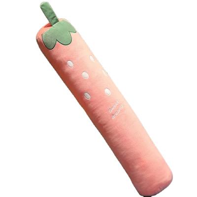 China Home Decoration Toys Cute Long Plush Pillow Skin Long Stuffed Vegetable Pillow for sale