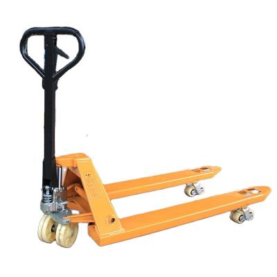 China Easy Operation Safety Convenience 2 Ton Manual Forklift Scale Pallet Hand Premium Pallet Truck With Weigh Scale for sale