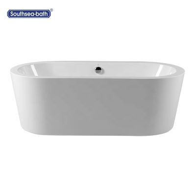 China 60 Inch Gray Skirt Vertical Chinese Reinforced Acrylic Small Rectangle Baby Freestanding Bathtubs For Soaking en venta