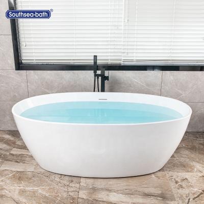 China Wholesale Free Mini Commercial Europe Pink Free Standing Ceramic Acrylic Bathtub for Bathroom Indoor Tubs en venta