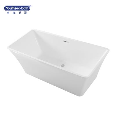 China Fashionable Acrylic Durable Bathtubs Freestanding White Bathtub en venta