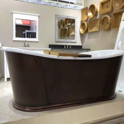 China Cast Iron Bathtub Stainless Steel Freestanding Soaking Skirt for sale