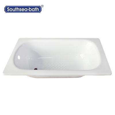 중국 Stainless Steel Bathtub Porcelain Enamel Embedded Bathtub With Anti-Slip Handles 판매용