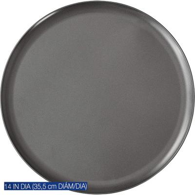 China Disposable 15.75 inch Black Nonstick Bakeware Pizza Pan for Oven for sale