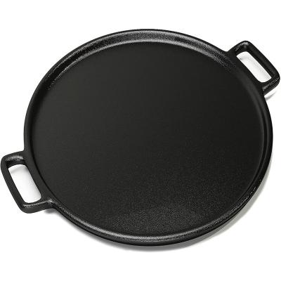 China Disposable Iron Pizza Pan-14 inch Skillet for Cooking, Baking, Grilling-Durable, Long Lasting, Even-Heating and Versatile Kitchen Cookware for sale