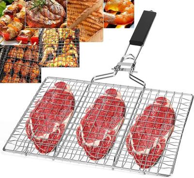 China Dustproof Barbecue Grilling Basket for Fish,Vegetables, Shrimp,and Steak and Chicken. Great Useful BBQ Tool for sale