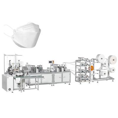 China Hotel Maker CE Certified Fully Automatic High Speed ​​KF94 Mask Making Machine for sale