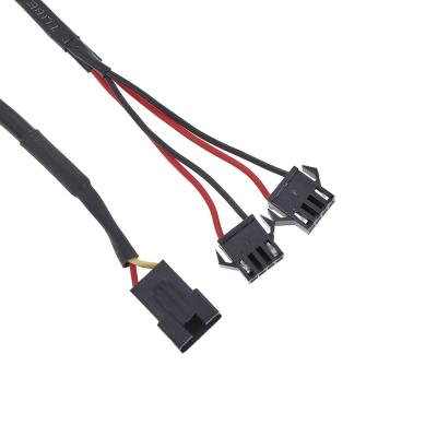 China Electronic Cable Assembly Vehicle Motor Wiring Loom Electronic Harnesses Custom Male & Female SM Connector for sale