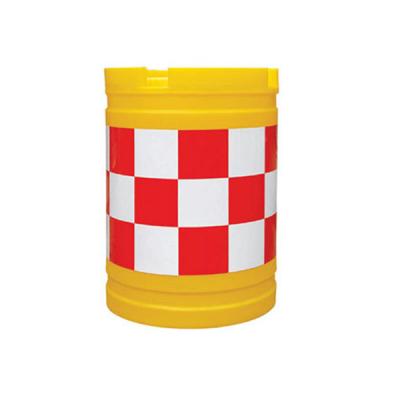 China Highway Safety Warning Barrels Plastic Barricade Channelizer Drums for sale