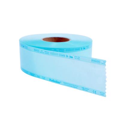 China Medical Grade Paper + Dental PE Film Packaging Material Heat Seal Sterilization Pouch Roll for sale