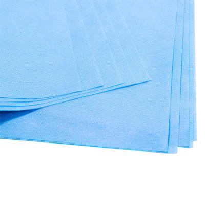 China Medical Consumables Disposable Crepe Paper Medical Bed Sheet For Hospital 60gsm Waterproof for sale