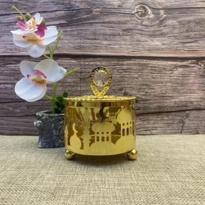 China Arabic Factory Middle East RamadanSmall Mini Oud Censer Metal Handmade Censer for sale