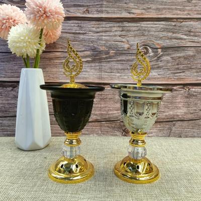 China 2021 New Middle East Gold High Quality Charcoal Intelligent Metal Censer for sale